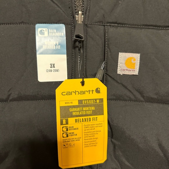 Brand new with tags Carhart Montana Insulated Vest Relaxed Fit - Picture 4 of 7